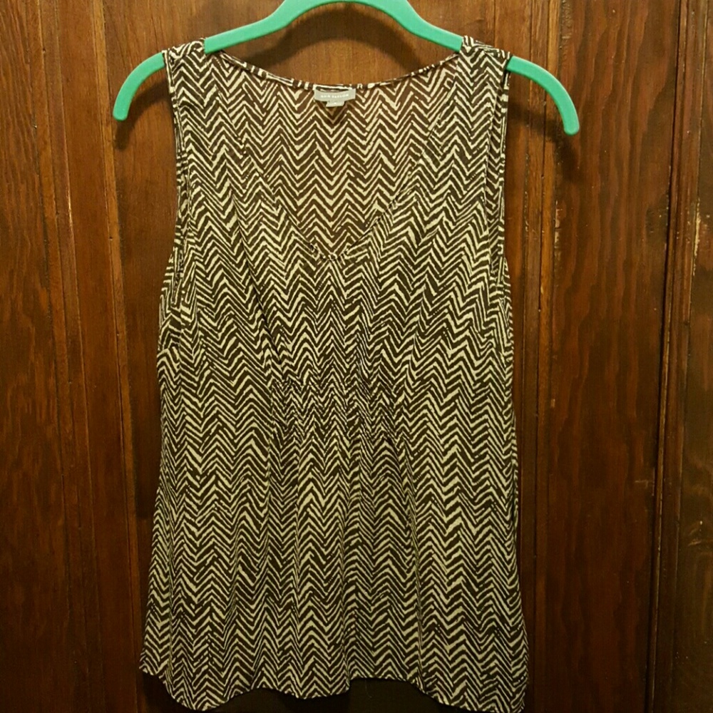 Ann Taylor sheerish top with built in tank